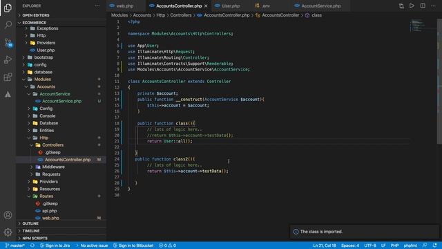 10. Laravel make reusable classes and queries with dependency injection and trait class смотреть онлайн