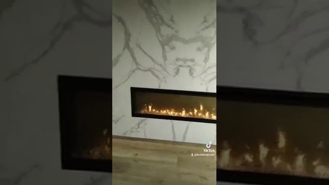 Современный искусственный камин в интерьере. Монтаж камина.