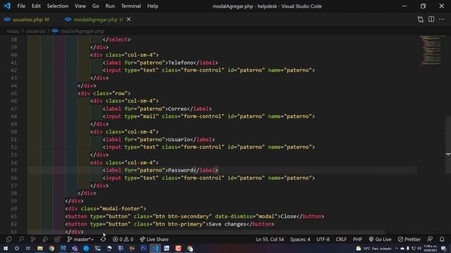 Sistema HelpDesk con PHP y MySQL | Maquetar Modulo De Usuarios (P1). Cap 6 смотреть онлайн