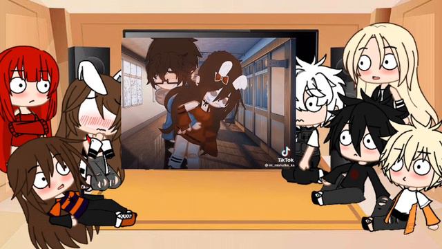 || Реакция Майнкрафт но Руня попала в школу хулиганов 3/? часть||