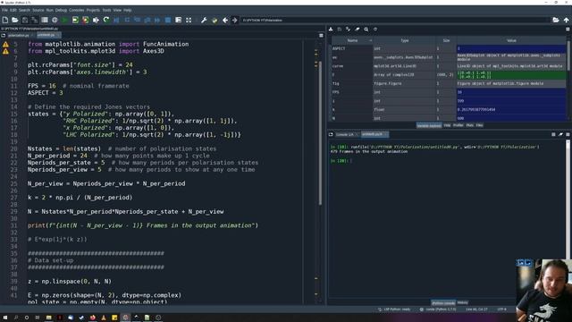 Making an animated gif for Wikipedia using Python - Wave Polarization смотреть онлайн
