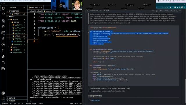 W12D1: Simplest Django Server (1 of 1) смотреть онлайн