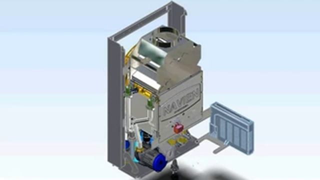 Демонтаж, замена и ремонт расширительного бака на котле NAVIEN ACE Atmo смотреть онлайн