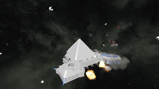 Space Engineers: Heavy Vanilla Ship vs Shielded Vengeance Drone смотреть онлайн