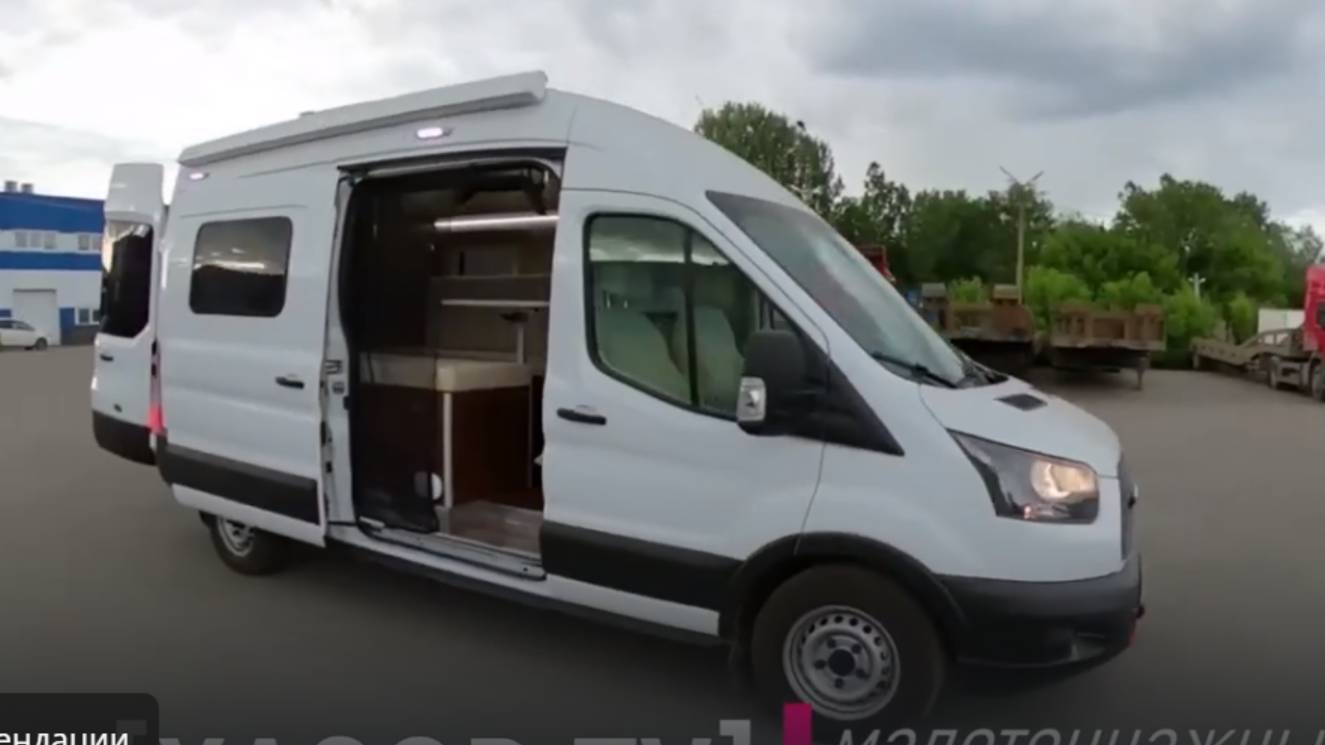 Автодом на двоих - газовый туалет, мягкий бак для воды, водяное отопление и другие фишки! смотреть онлайн