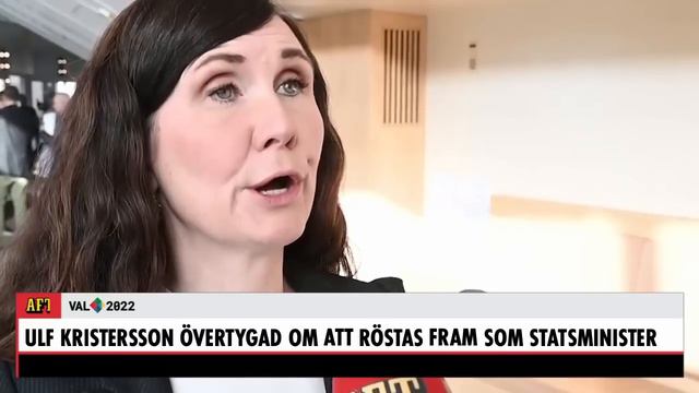 Talmannen: "Ulf Kristersson ska utses till Sveriges 35:e statsminister" смотреть онлайн