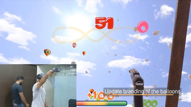 Hot Air Balloon VR Shooting Game - Brand Activation Activities for Events смотреть онлайн