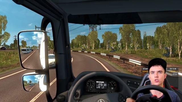 ЗАРАБАТЫВАЮ НА МЕРСЕДЕС! НУЖНО 50 Т.Р - РУЛЬ - ETS 2 СУРОВАЯ РОССИЯ смотреть онлайн