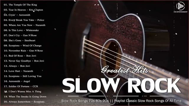Playlist Classic Slow Rock Songs Of All Time 💯 Rainbow, Scorpions, GN'R, Aerosmith, Bon Jovi, U2 💯 смотреть онлайн
