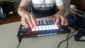 Novation Launchkey Mini MK3 finger drumming