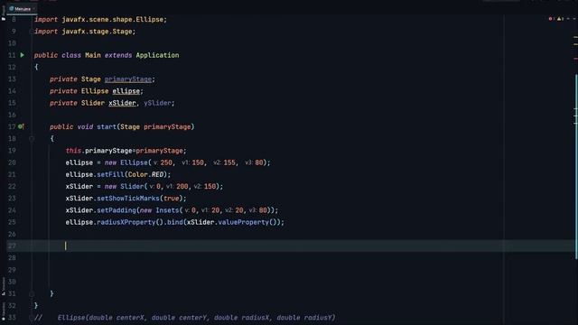 JavaFX-Slider BorderPane Padding смотреть онлайн