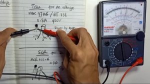 Triac MAC97A6 and SCR Thyristor MCR 100-6