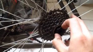 Разборка задней трещетки велосипеда