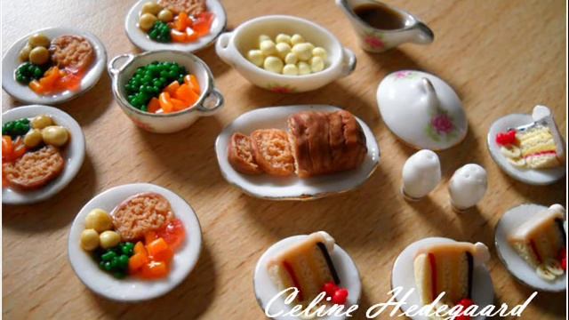 Dollhouse miniatures and dolls 1:12 scale - polymer clay смотреть онлайн