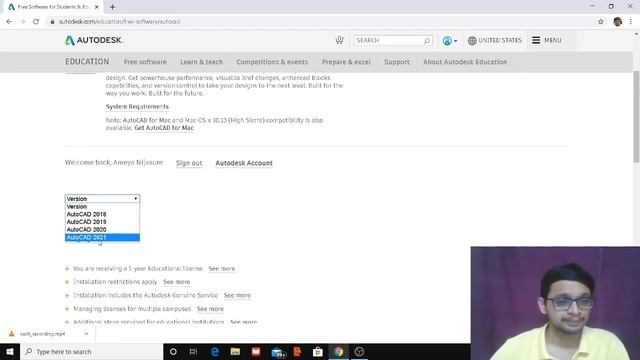 AutoCAD - How to Install AutoCAD Student Version on your PC смотреть онлайн