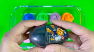 Looking For Paw Patrol Clay With Slime Coloring: Ryder, Chase, Marshall,...Satisfying ASMR Video