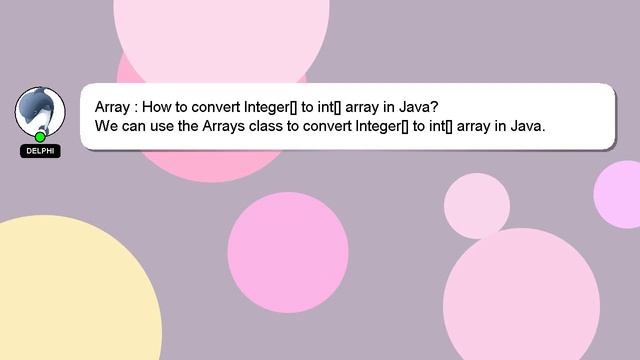 Array : How to convert Integer[] to int[] array in Java? смотреть онлайн
