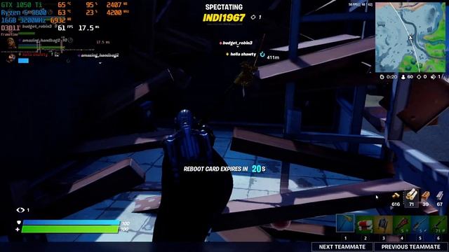 Fortnite: Season 5 : GTX 1050 Ti (All Settings) смотреть онлайн