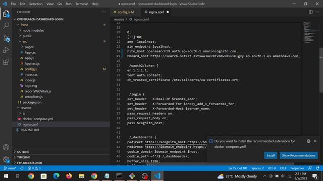 AWS Opensearch iframe login in react using cognito смотреть онлайн