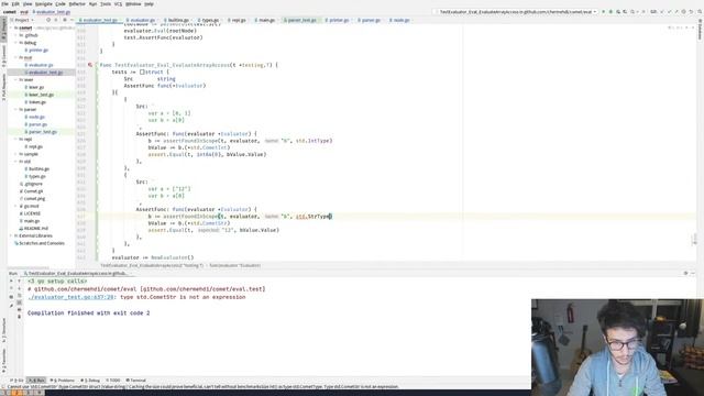 Chill stream: Creating an interpreter for a demo language in Go Part 6: (Array access & Structs) смотреть онлайн