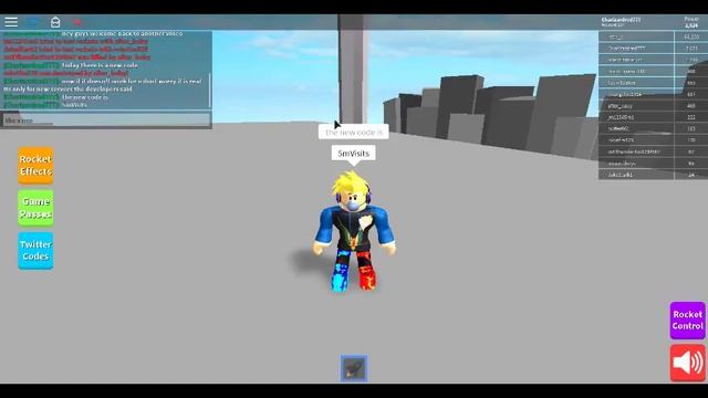 Rocket Simulator Roblox Code Part 2 смотреть онлайн