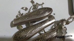 Сколько серебра в столовом ноже