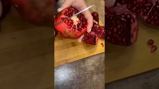 Как очистить гранат за 30 секунд? смотреть онлайн