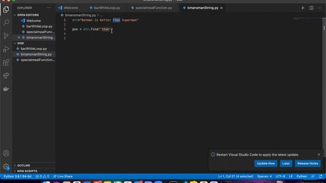 Batman Superman Python string for noobs смотреть онлайн