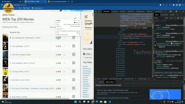 IMDB Data/Web Scrapping using BeautifulSoup in python | Explained in Tamil | Techno Mindz смотреть онлайн