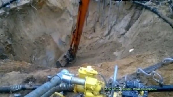 водопонижение иглофильтрами, КНС глубина более 11 м