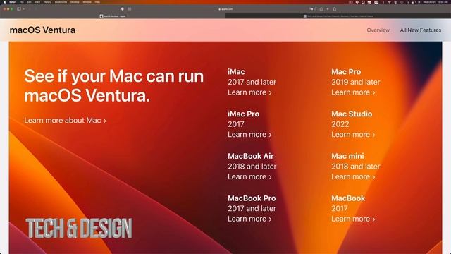 Does MacOS Ventura Work With MacBook Air 2017?