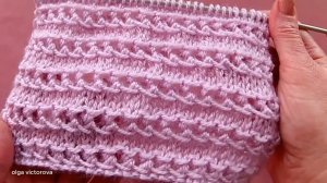 ГОРИЗОНТАЛЬНЫЕ АЖУРНЫЕ ДОРОЖКИ 96 Вязание Узоры спиами