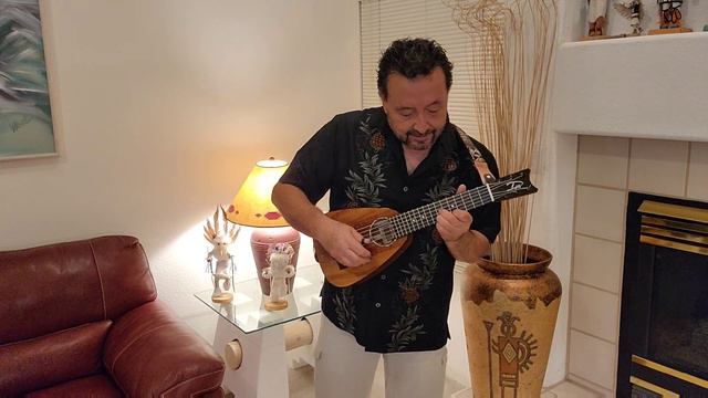 Awesome Dobro Solo by L. Mack on a Dan Ho/Romero Creations Guitalele смотреть онлайн