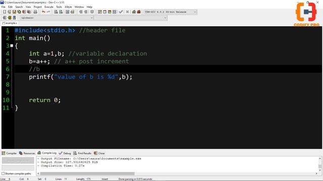 Unary Operator in C | Increment & Decrement Operator | Hindi смотреть онлайн