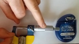 Тестируем зимние лески. Реальный диаметр и тест на разрыв