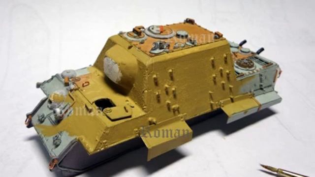 Jagdtiger ( из картона в масштабе 1/72) смотреть онлайн