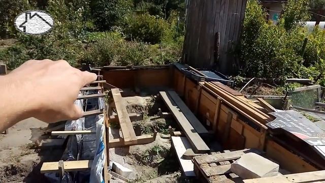 Заливка фундамента для бани из газобетонных блоков своими руками. Расчет стоимости фундамента смотреть онлайн