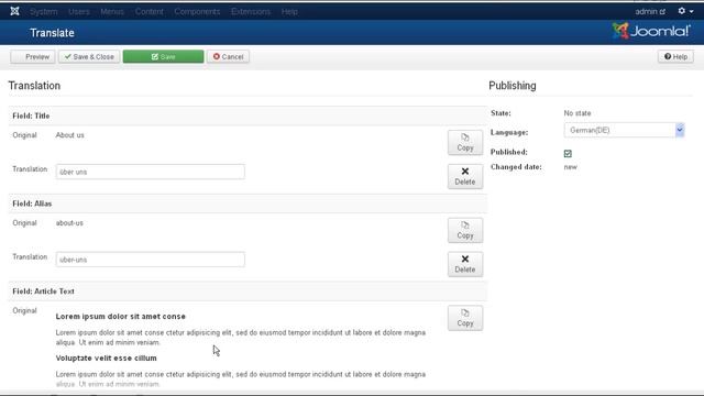 Joomla 3.x. How To Translate Content With the FaLang Plugin смотреть онлайн