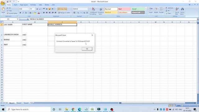 How to Import Contact From Excel to Mobile | Excel to Contact Android | Excel to VCF смотреть онлайн