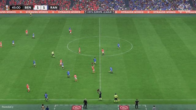 SL Benfica V Rangers | Europa League Round Of 16 EAFC 24 Match Gameplay Prediction