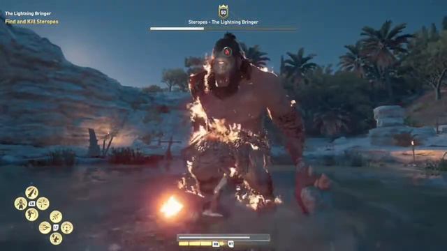 Steropes The Lightning Bringer boss fight Assassins Creed odyssey смотреть онлайн