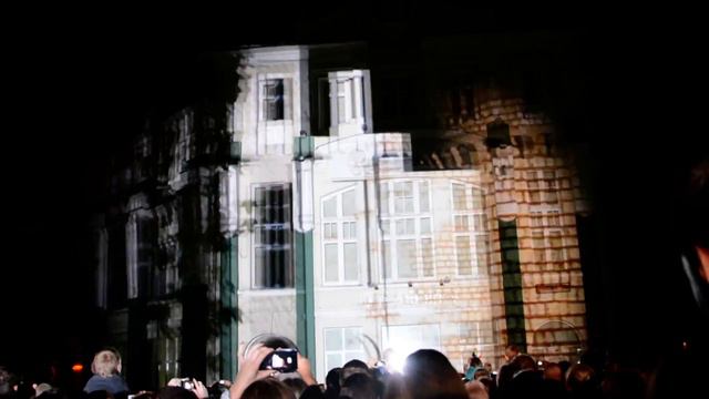 Световое шоу в день празднования 70-летия освобождения Орла! смотреть онлайн