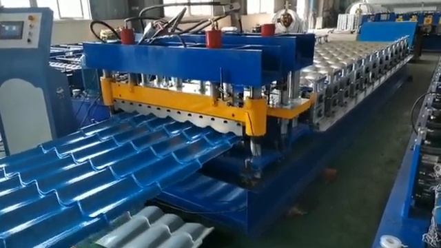 Оборудование для производства металлочерепицы Монтеррей в Китай смотреть онлайн