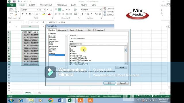 How to add CNIC Dash (-) in MS Excel смотреть онлайн