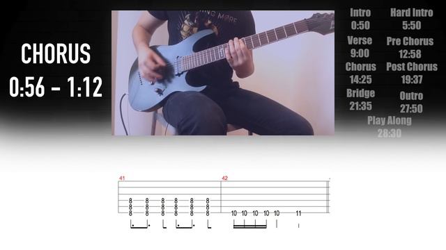 Papa Roach - F.E.A.R. (Guitar Tutorial w/ Tabs) by Kirjai смотреть онлайн