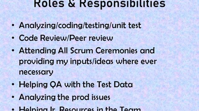 Roles and Responsibilities of Developer _ JAVA _ PYTHON _ DOT NET _ C _ C++ _ Android _ IOS etc.., смотреть онлайн