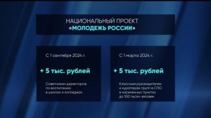 Президент объявил о запуске нового нацпроекта - «Молодежь России»