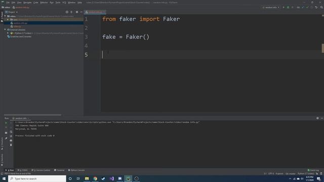 How to Generate Random Addresses, Email Addresses, Jobs, etc in Python смотреть онлайн