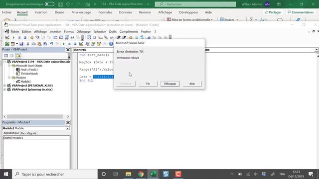 Excel VBA: Calculer la date d'aujourd'hui avec la fonction Date - Docteur Excel смотреть онлайн