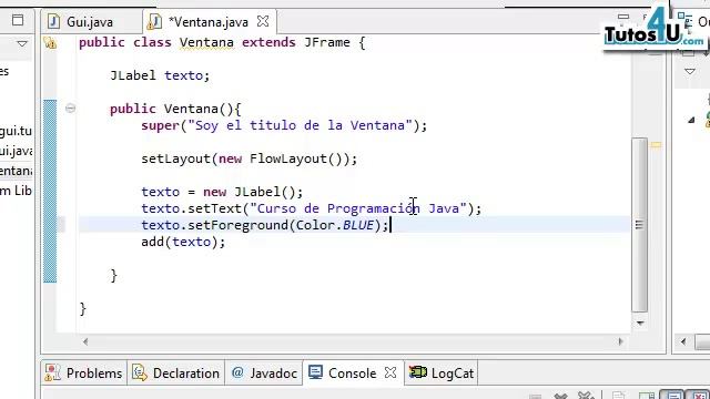 JLabel. Tutorial 45. Curso de Programación Java en Español. смотреть онлайн